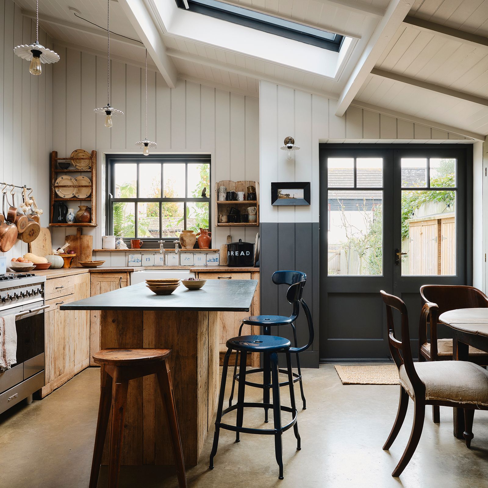 A characterful Victorian cottage in Sussex transformed with texture and salvaged pieces