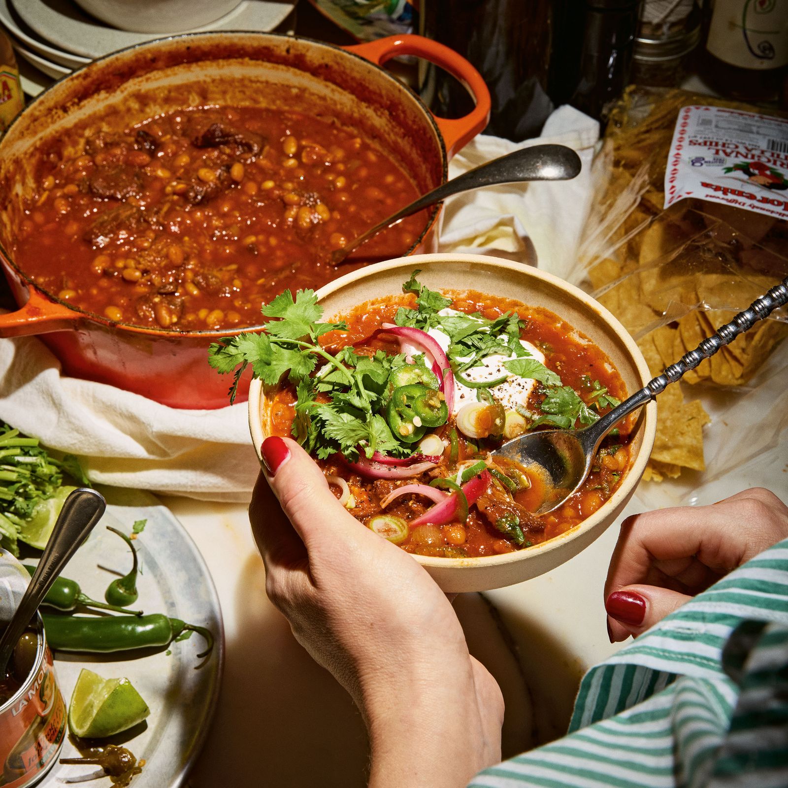 Alison Roman's chilli con carne
