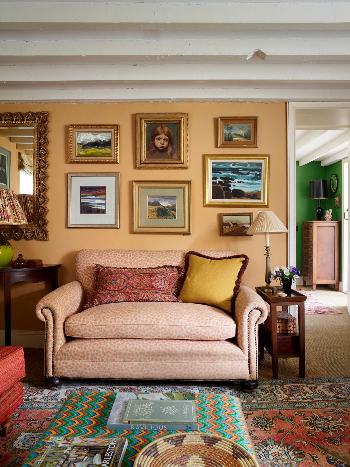 Lucinda Griffith has practised what she preaches in her own Welsh cottage where she has hung a mix of pictures from the...