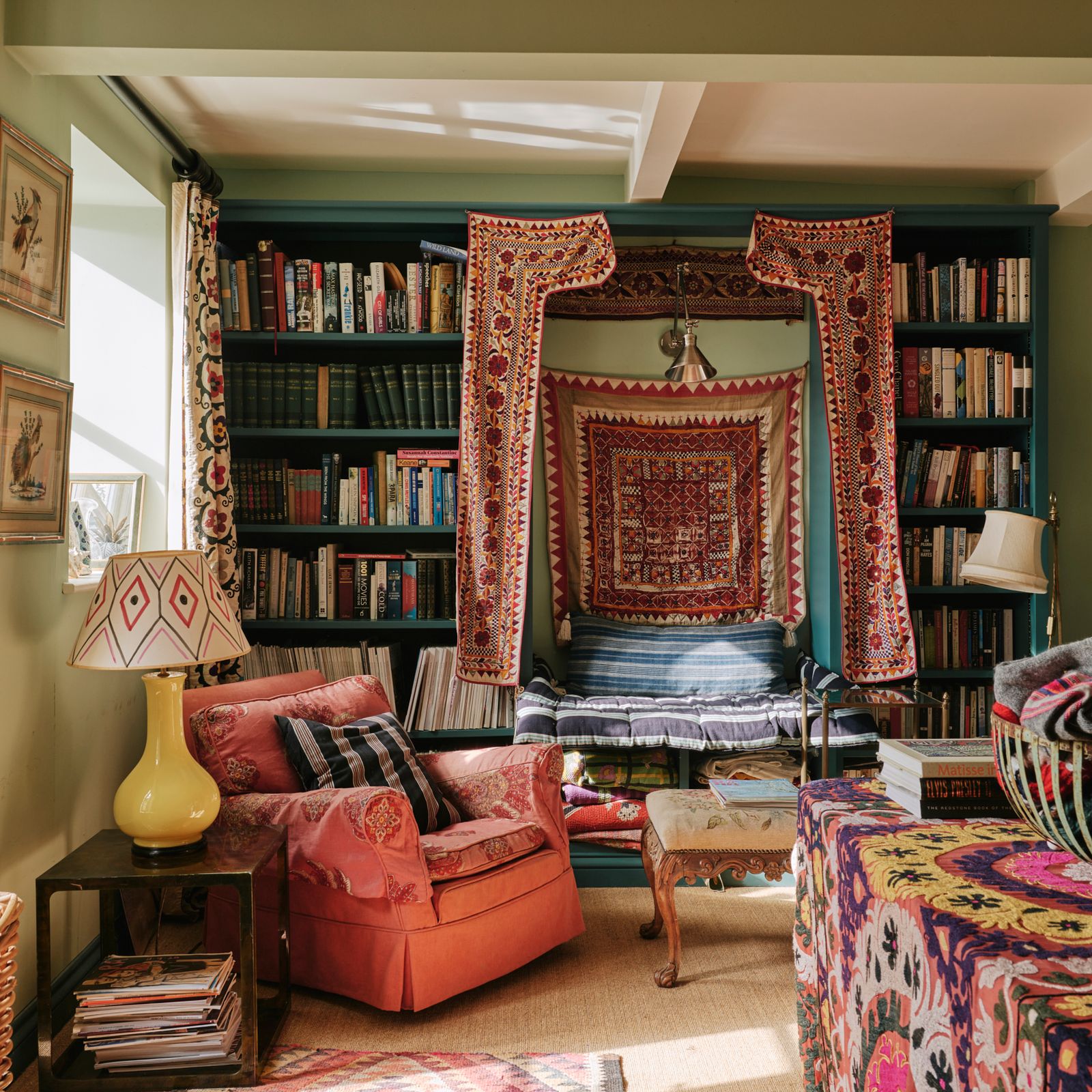 A colour-filled Cotswolds house layered with lovingly collected pieces