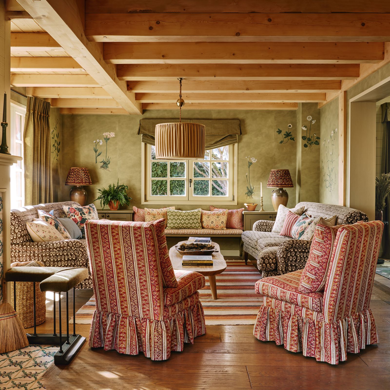 Nicole Salvesen brings a colourful English sensibility to her Alpine chalet