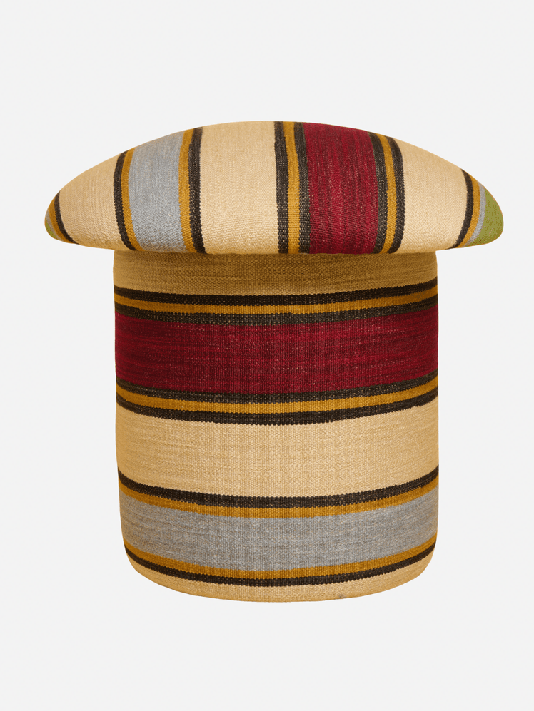 Image may contain: Furniture, Clothing, Hat, Jar, Cushion, and Home Decor